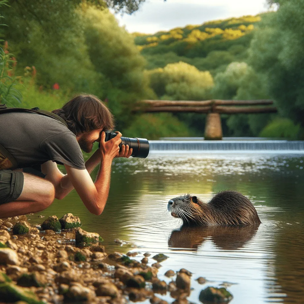 Mehr über den Artikel erfahren Quicktipp Tierfotografie: Fresse halten und Ruhe bewahren ;) Leise sein statt Mega Tele Objektiv / Nutria am Fluss / Naturfotografie Landschaftsfotografie. Fotografieren und Filmen mit dem Smartphone: Bessere Fotos und Videos mit dem Handy für Freizeit, Hobby und Business