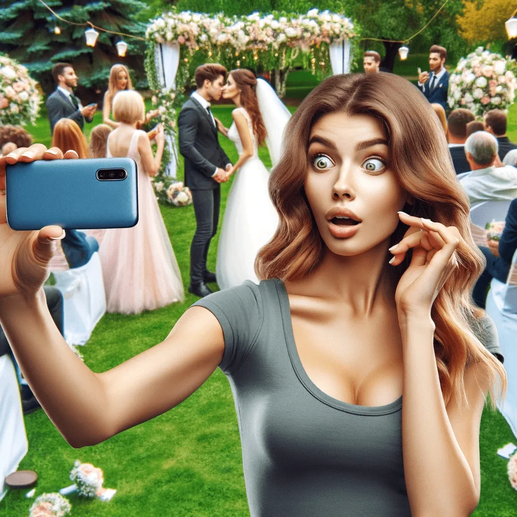 Mehr über den Artikel erfahren Wenn du versuchst, ein Selfie zu machen und plötzlich ein ganzes Hochzeitsfoto schießt! Fotografieren und Filmen mit dem Smartphone: Bessere Fotos und Videos mit dem Handy für Freizeit, Hobby und Business