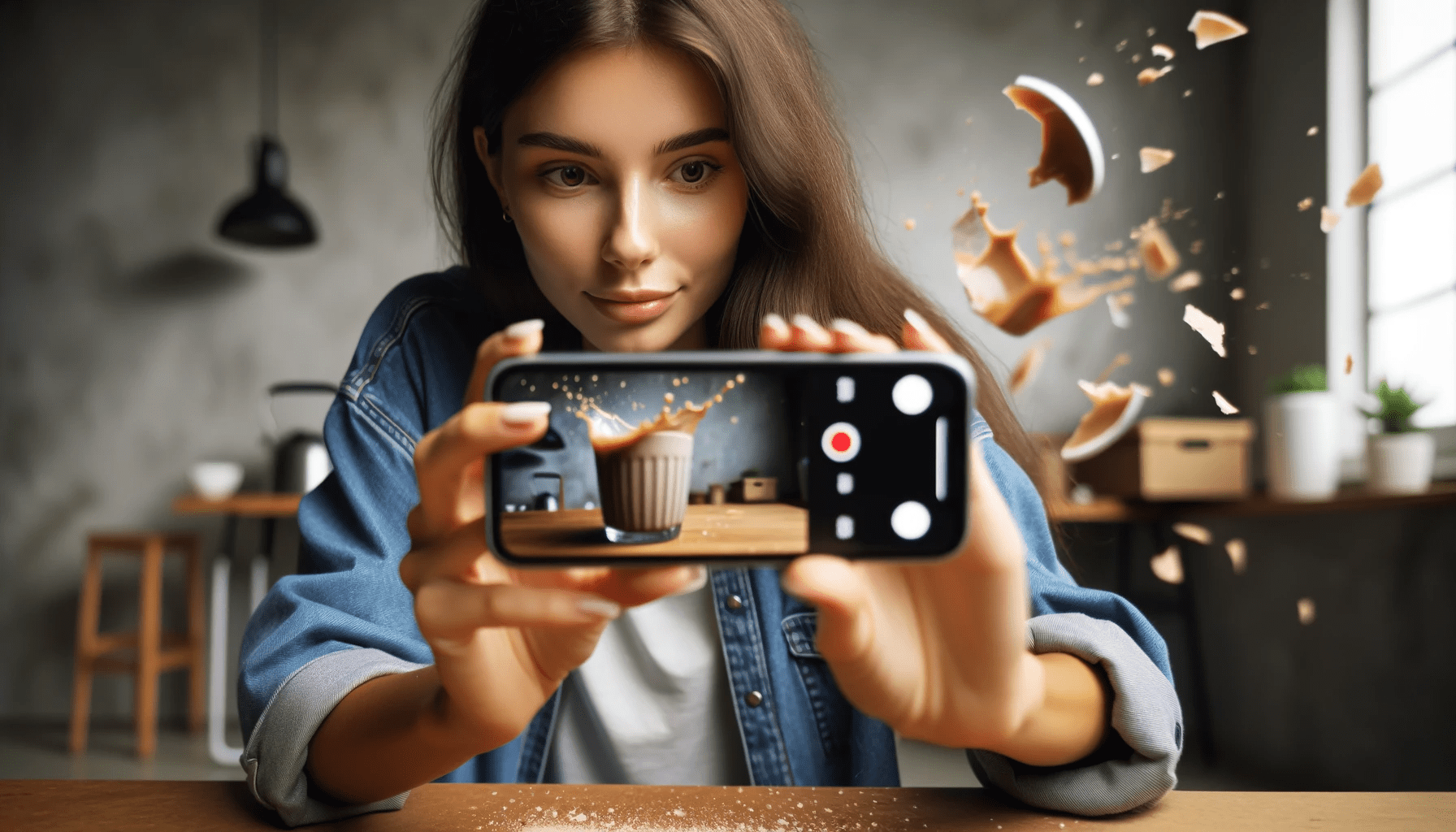 SloMo Slow Motion iPhone Smartphone FiLMiC Pro Video Premiere Pro Kaffee Tasse Destroying Things DIY Low Budget. Fotografieren und Filmen mit dem Smartphone: Bessere Fotos und Videos mit dem Handy für Freizeit, Hobby und Business