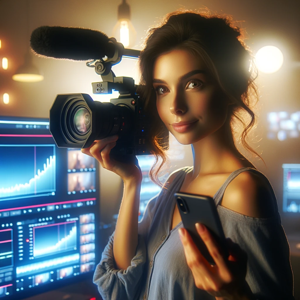 Mehr über den Artikel erfahren Zielgerichtete Werbevideos: Visuelle und auditive Magie. Die Herausforderungen der Werbevideoproduktion inkl. 12 Vorteile Smartphone und Handy