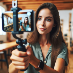 Selbst Filmen mit dem Smartphone und beide Hände frei 🙌 📸 #smartphonevideo POV Tipp Solo Filmmaking 💡 Fotografieren und Filmen mit dem Smartphone: Bessere Fotos und Videos mit dem Handy für Freizeit, Hobby und Business Neben der visuellen Qualität ist der Ton bei Videoaufnahmen besonders wichtig. Selbst wenn du beim Filmen beide Hände frei hast, kann es sinnvoll sein, ein externes Mikrofon zu verwenden, um eine klarere Audioqualität zu erzielen. Externe Mikrofone können Umgebungsgeräusche besser filtern und sorgen für einen professionelleren Klang, was die Gesamtqualität deines Videos enorm verbessern kann. Markus Flicker Fotograf Videograf Content Creator Autor