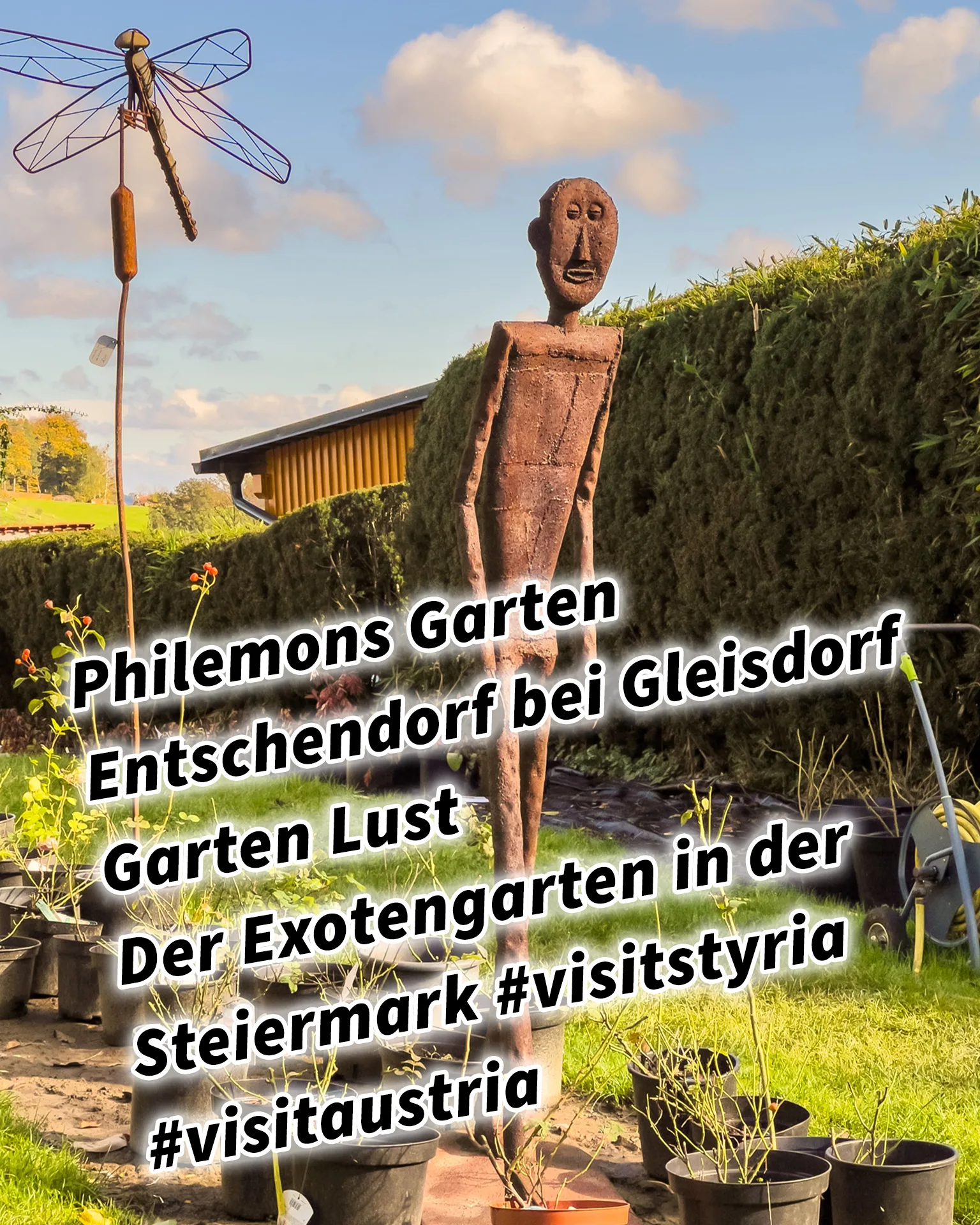 Mehr über den Artikel erfahren Philemons Garten Entschendorf bei Gleisdorf Garten Lust Der Exotengarten in der Steiermark #visitstyria #visitaustria Einzigartige Pflanzen und seltene Gewächse