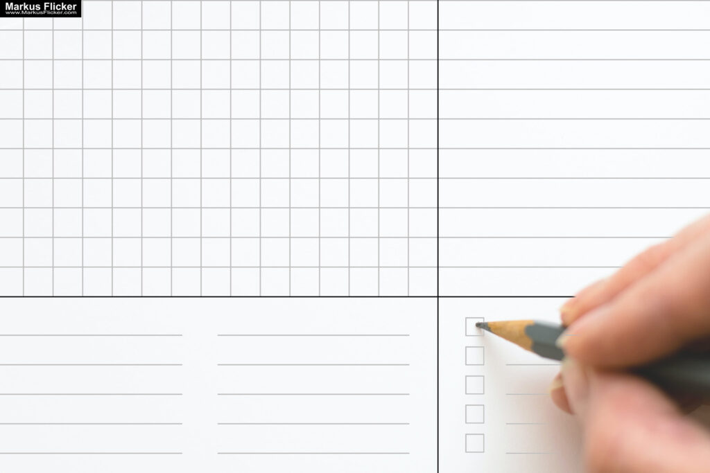 Organisiert durch den Tag: Das ultimative DAILY TO-DO LIST Notizbuch mit integrierter Checkliste. Pure Elegance: Der White Minimalist Notes Paper Planner für strukturierte Klarheit und kreativen Fokus "The future starts now" Motiv mit Hund"