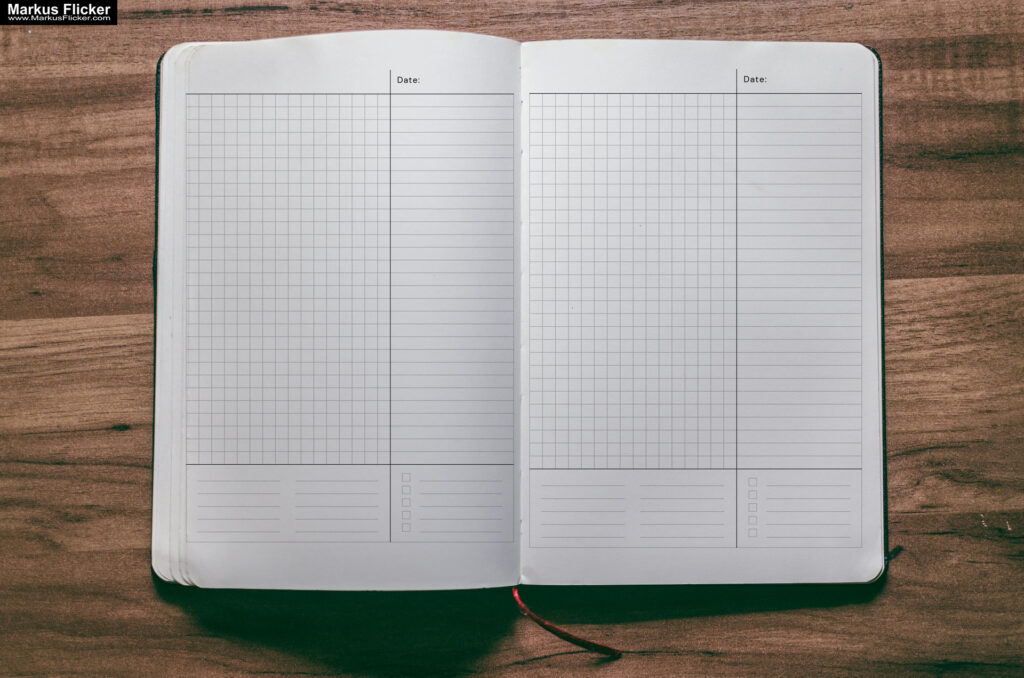 Organisiert durch den Tag: Das ultimative DAILY TO-DO LIST Notizbuch mit integrierter Checkliste. Pure Elegance: Der White Minimalist Notes Paper Planner für strukturierte Klarheit und kreativen Fokus "The future starts now" Motiv mit Hund"
