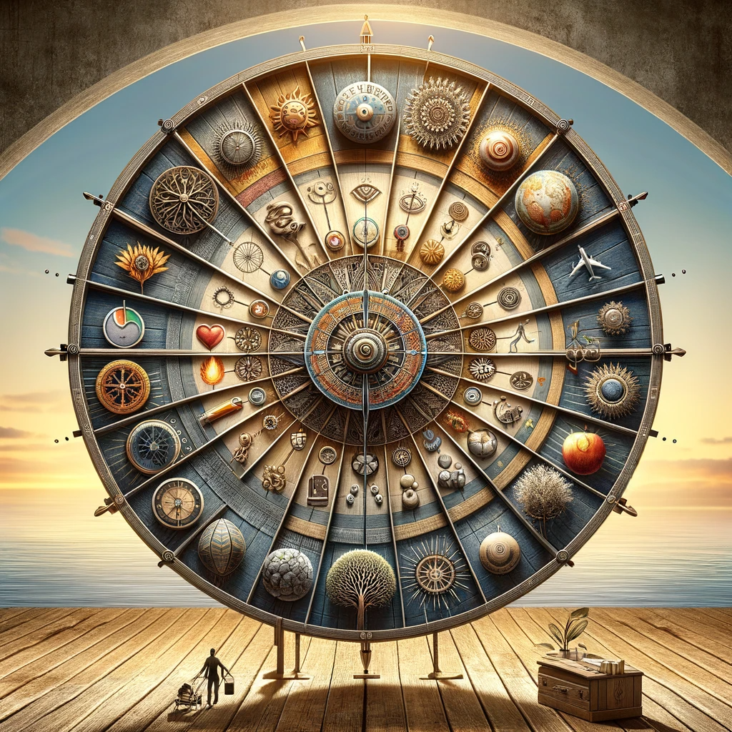 Dein Lebensrad drehen: 12 Schlüsselbereiche für ein erfülltes Leben Die 12 Lebensbereiche: Dein Schlüssel zu Glück und Erfolg Buch von Markus Flicker