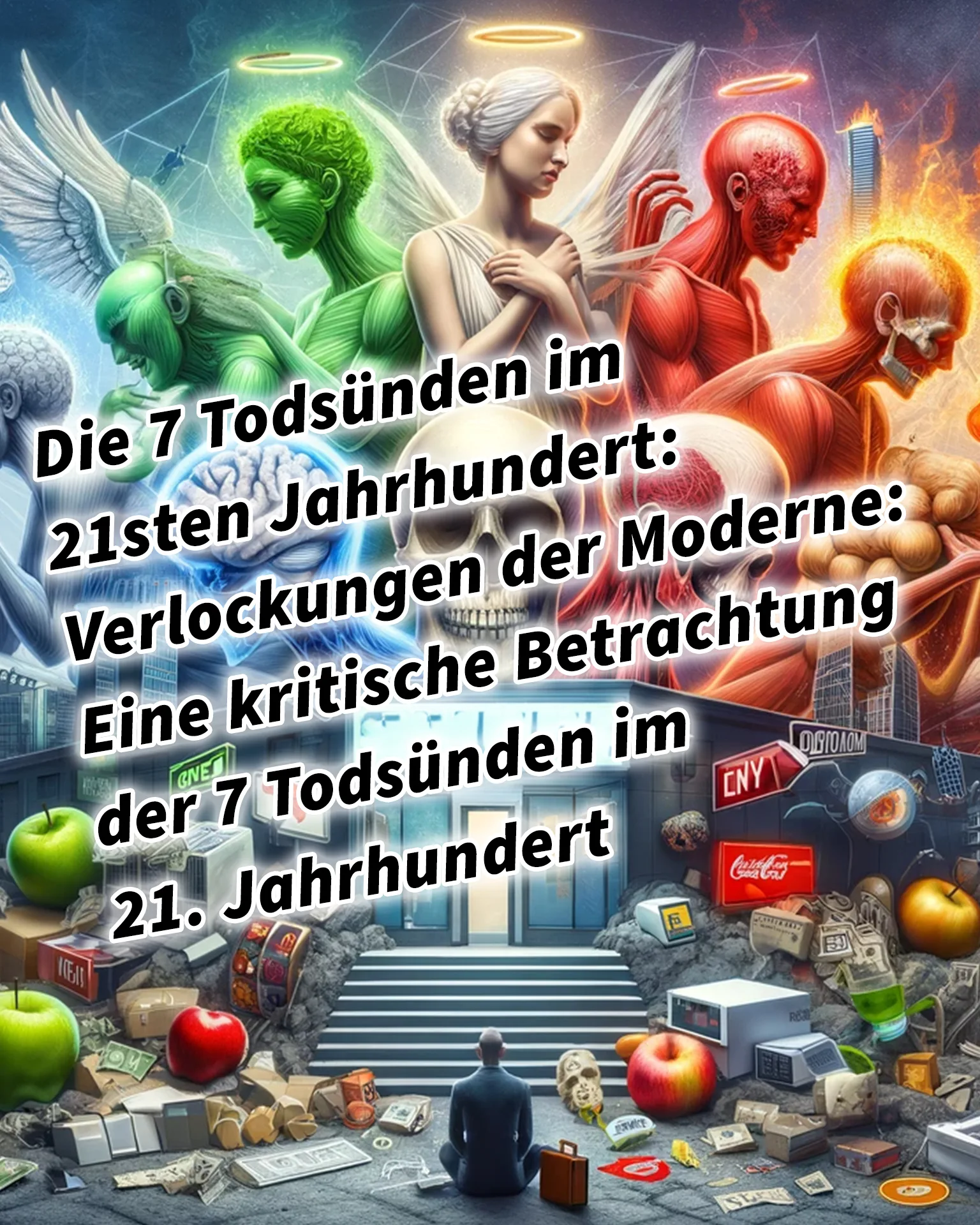 Mehr über den Artikel erfahren Die 7 Todsünden im 21sten Jahrhundert: Verlockungen der Moderne: Eine kritische Betrachtung der 7 Todsünden im 21. Jahrhundert Buch von Markus Flicker