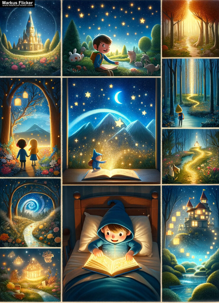 Gute Nacht Geschichten für Kinder zum Einschlafen für eine schöne Reise ins Traumland zum Vorlesen und selber lesen lassen mit Mehrwert, Wissen und Lernerfolg Buch von Markus Flicker