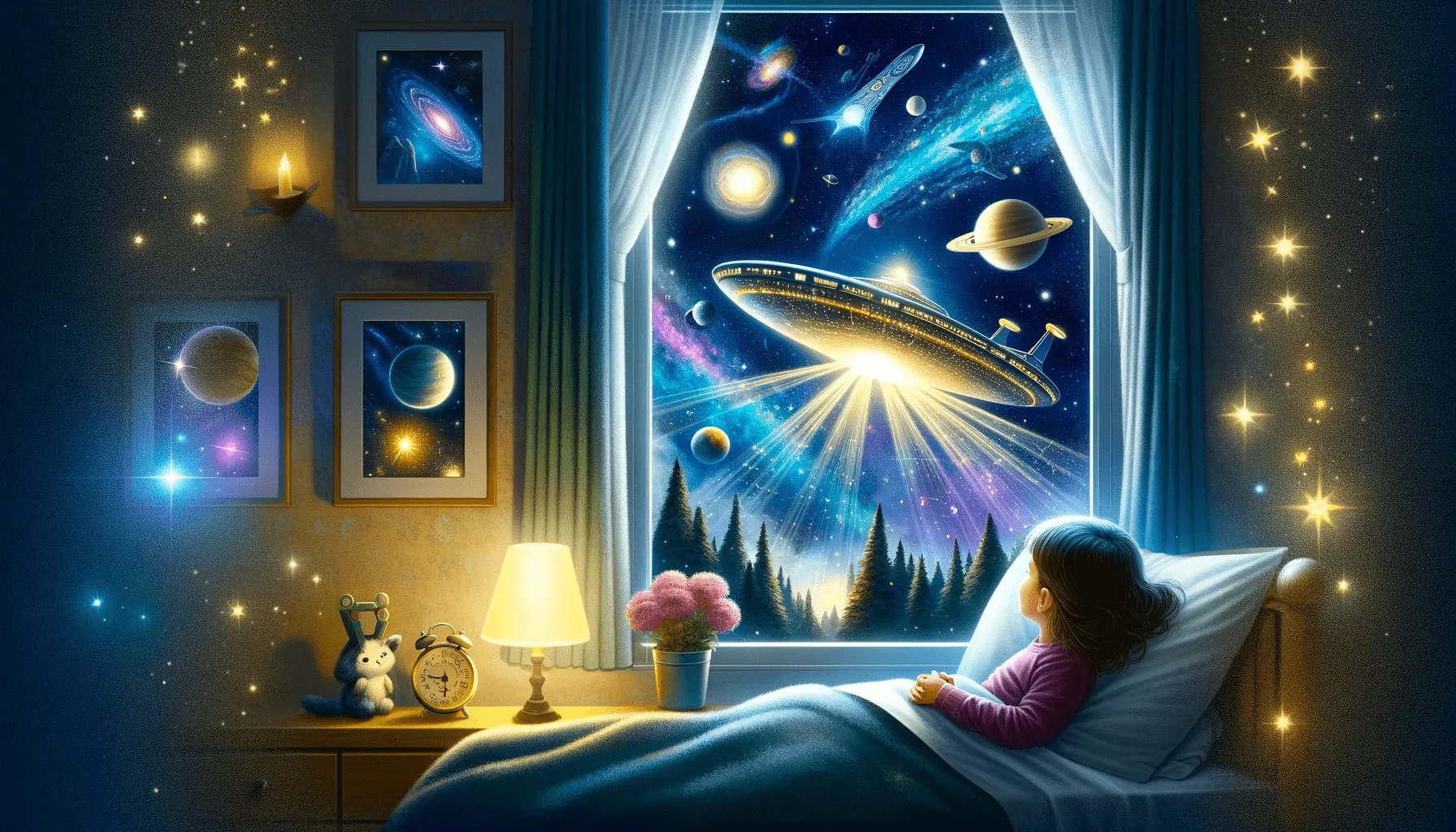 Mehr über den Artikel erfahren Sara und das Geheimnis des Sternenschiffs. 26 Gute Nacht Geschichten für Kinder zum Einschlafen für eine schöne Reise ins Traumland zum Vorlesen und selber lesen lassen mit Mehrwert, Wissen und Lernerfolg Buch