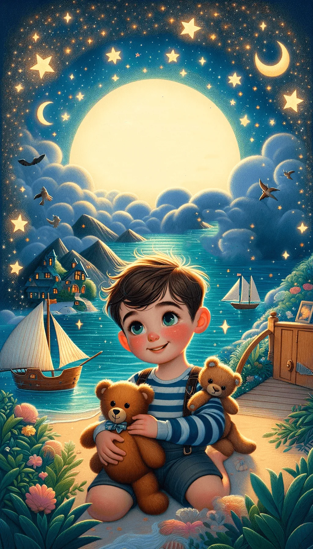 Mehr über den Artikel erfahren Lucas und das Geheimnis der Trauminsel. 26 Gute Nacht Geschichten für Kinder zum Einschlafen für eine schöne Reise ins Traumland zum Vorlesen und selber lesen lassen mit Mehrwert, Wissen und Lernerfolg