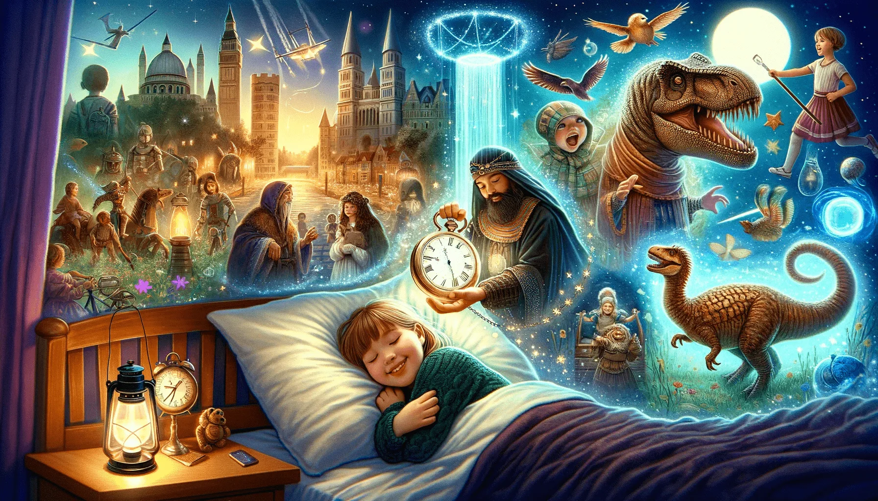 Mehr über den Artikel erfahren Lillys magische Traumzeitreise. 26 Gute Nacht Geschichten für Kinder zum Einschlafen für eine schöne Reise ins Traumland zum Vorlesen und selber lesen lassen mit Mehrwert, Wissen und Lernerfolg Buch