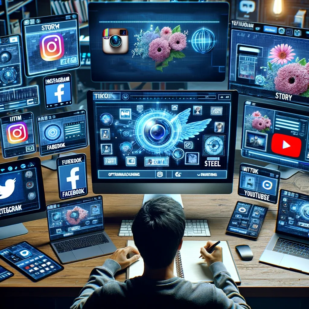 Mehr über den Artikel erfahren Verstehen der spezifischen Anforderungen und Formate von Plattformen wie Instagram, TikTok, Facebook, YouTube und Twitter (X). Optimierung von Videos für Feed, Story, Reel und IGTV. Wie werde ich im Internet sichtbar?!: Starte mit Social Media für Erfolg durch deinen Online Auftritt und mehr Sichtbarkeit