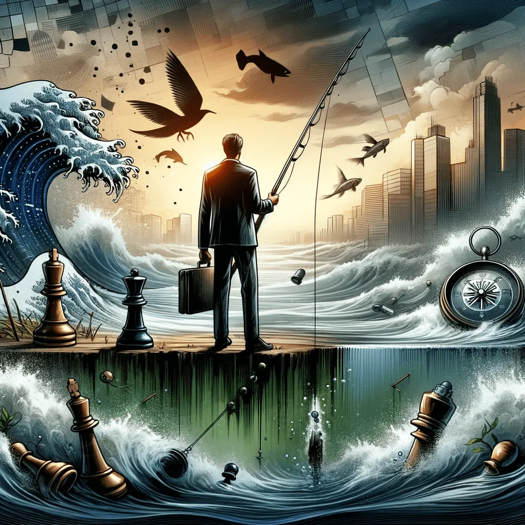 Mehr über den Artikel erfahren Im Trüben fischen. 36 Strategeme für deinen Erfolg als Selbstständiger und Unternehmer