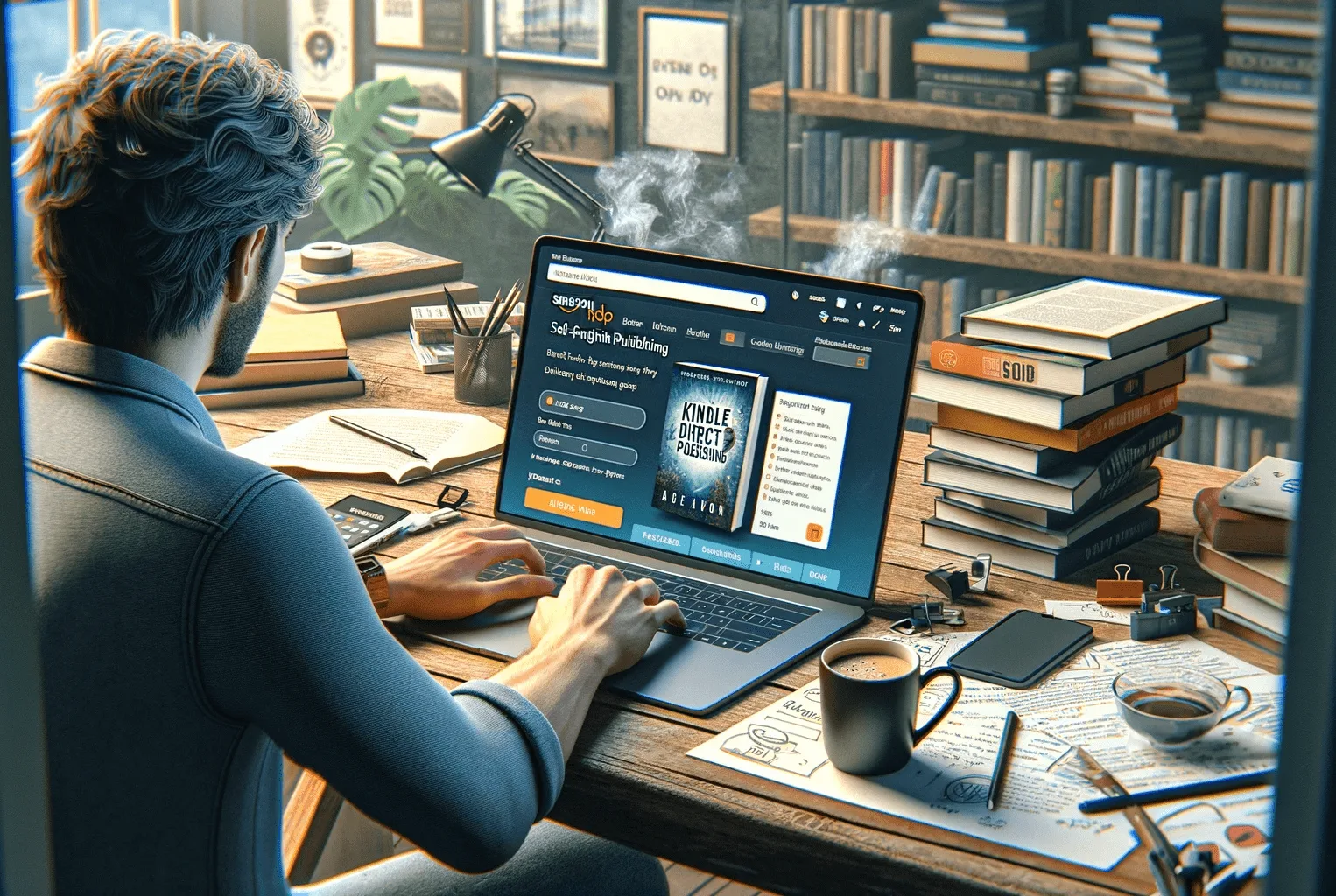 Du betrachtest gerade Werde Self-Publishing Autor und erstelle dein eigenes eBook / Buch mit Amazon KDP Kindle Direct Publishing für Selbstpublikationen