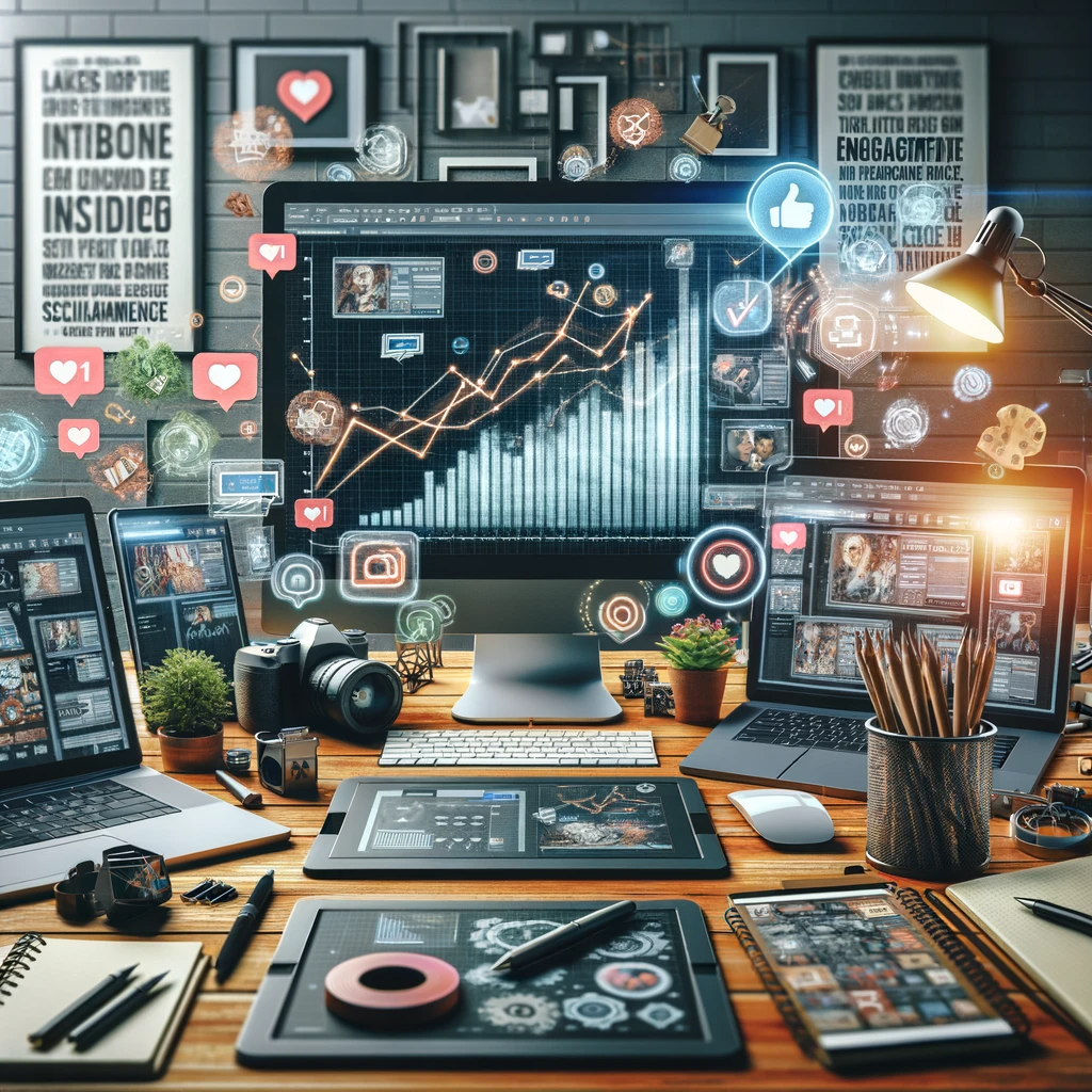 Engagement und Interaktion steigern - Erstellung ansprechender Inhalte, die Likes, Shares und Kommentare fördern