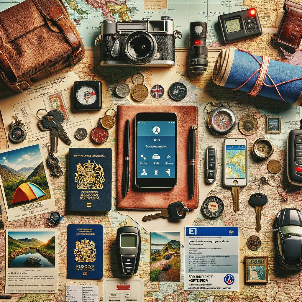 Packliste Essentials für den Roadtrip. Technologie und Navigation Apps und Gadgets für den Roadtrip. Rechtliches Führerschein, Versicherung und Pannenhilfe in der EU. Roadtrip in Europa. Reisen mit dem Auto innerhalb der EU: Citytrips, Camping, Landschaft, Rundfahrt mit dem PKW, romantische Städte und Urlaubsinspiration