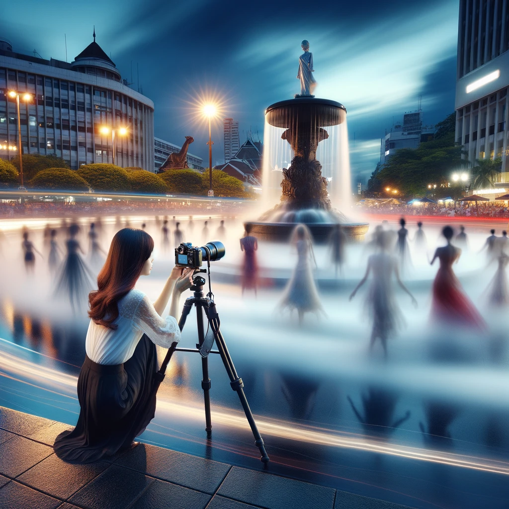 Mehr über den Artikel erfahren Langzeitbelichtung. Personen auf Plätzen entfernen oder Wasser wie Milch wirken lassen oder Autos auf der Strasse wo Lichter zu Streifen werden