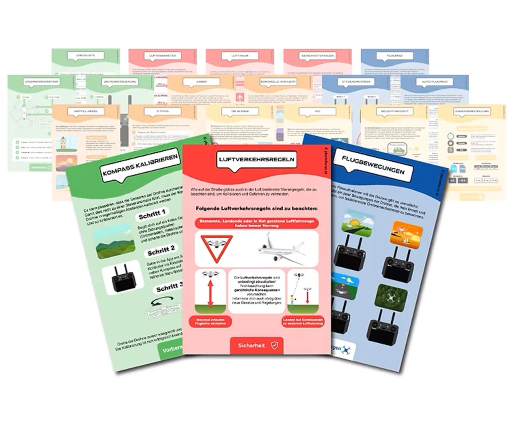 Fotos mit der Drohne? Ganz einfach und unkompliziert Drohnenfliegen lernen und bessere Luftaufnahmen machen! Fotos mit der Drohne? Ganz einfach und unkompliziert Drohnenfliegen lernen und bessere Luftaufnahmen machen!