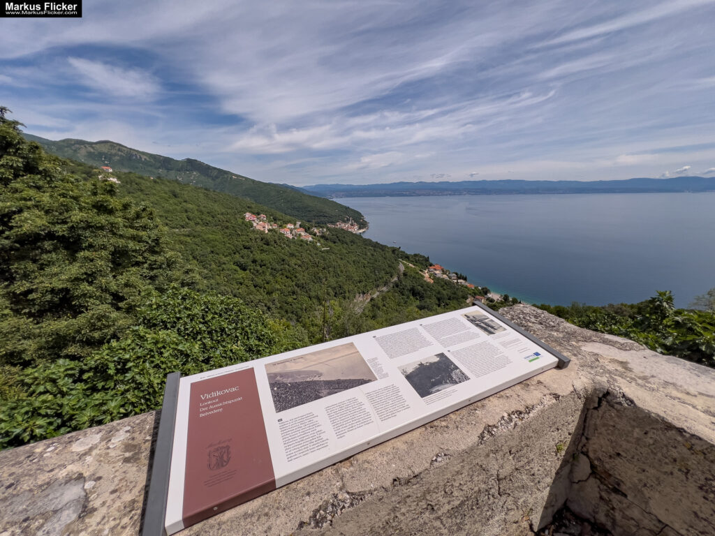 Župa Mošćenice Primorje-Gorski Kotar Kroatien Istrien. Roadtrip in Europa. Reisen mit dem Auto innerhalb der EU. Citytrips, Camping, Landschaft, Rundfahrt mit dem PKW, romantische Städte und Urlaubsinspiration