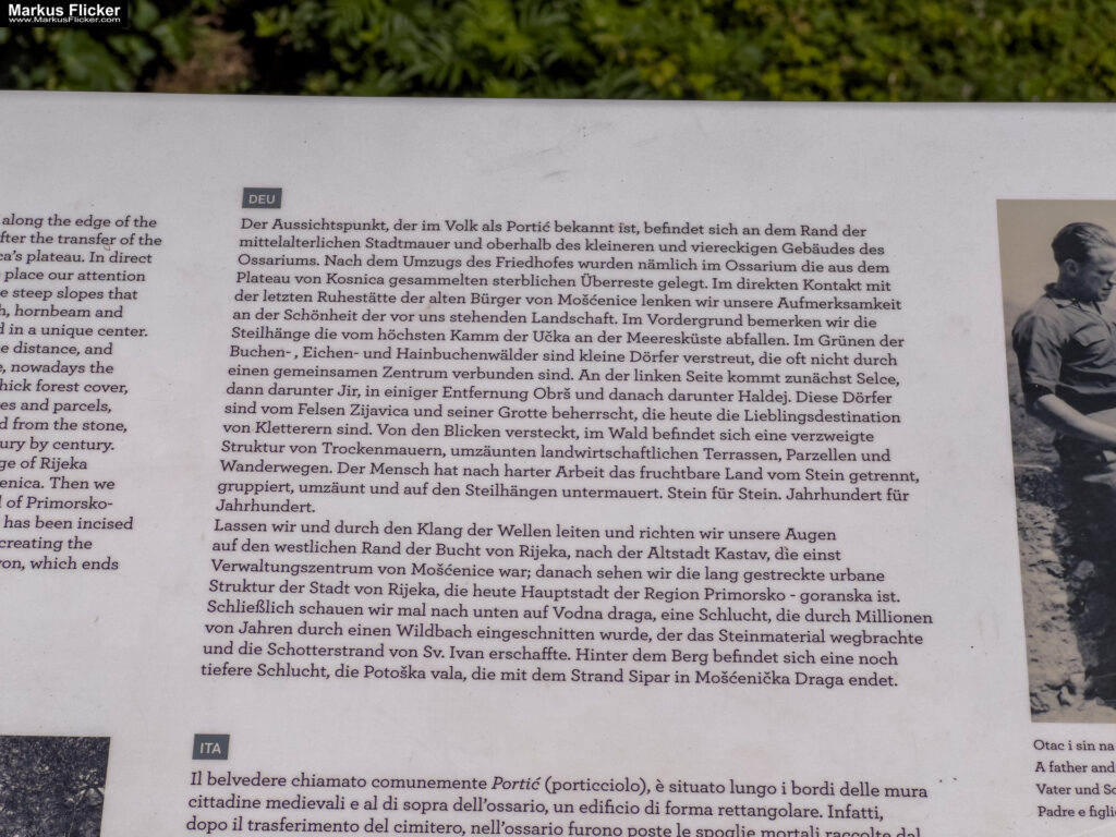 Župa Mošćenice Primorje-Gorski Kotar Kroatien Istrien. Roadtrip in Europa. Reisen mit dem Auto innerhalb der EU. Citytrips, Camping, Landschaft, Rundfahrt mit dem PKW, romantische Städte und Urlaubsinspiration