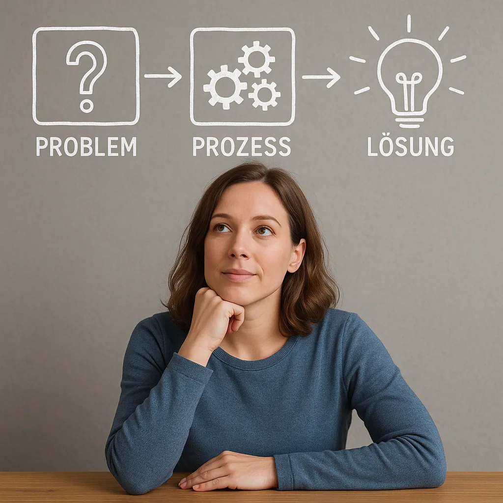 Mehr über den Artikel erfahren Problem Prozess Lösung. Wenn der Wandel ruft – Vom Chaos zur Klarheit. Wie Du Herausforderungen systematisch überwindest
