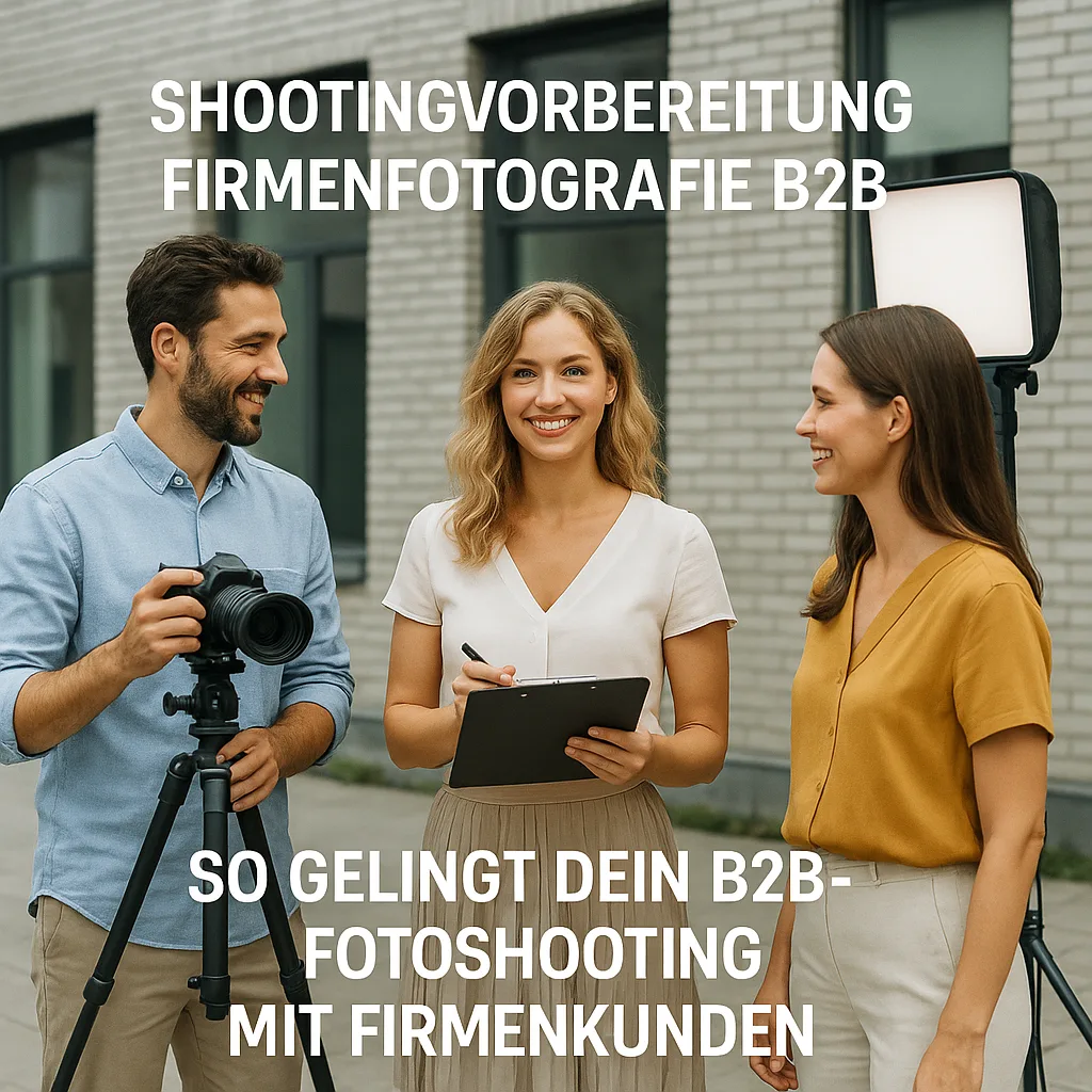 Mehr über den Artikel erfahren Shootingvorbereitung Firmenfotografie B2B. So gelingt Dein B2B-Fotoshooting mit Firmenkunden