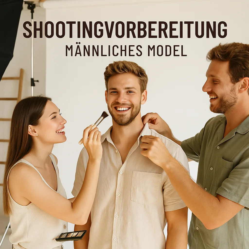 Mehr über den Artikel erfahren Shootingvorbereitung männliches Model. Als Mann vor der Kamera