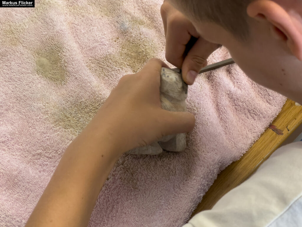 3 Tage Kreativ Comic, Acryl, Skulpturen aus Ytong und Draht, Specksteintiere und Handyfotografie Kinder Kunstprogramm Malwerkstatt Martina Brandl Steiermark Österreich