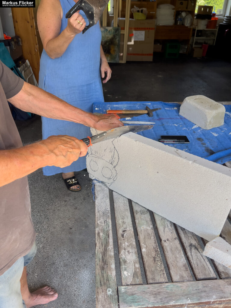 3 Tage Kreativ Comic, Acryl, Skulpturen aus Ytong und Draht, Specksteintiere und Handyfotografie Kinder Kunstprogramm Malwerkstatt Martina Brandl Steiermark Österreich