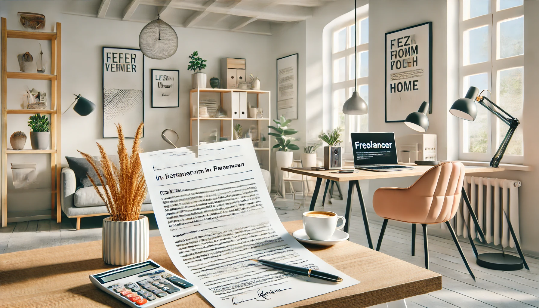 Mehr über den Artikel erfahren Dein Arbeitsplatz als Selbstständiger Zuhause: Worauf du in Deutschland und Österreich achten musst, besonders in Bezug auf den Mietvertrag