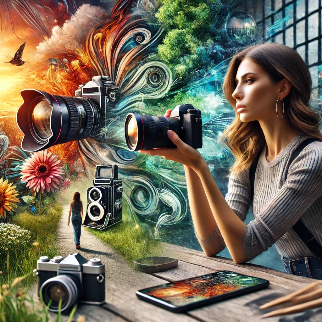 Mehr über den Artikel erfahren Kreativ Fotografieren und Filmen mit Smartphone und Kamera: Transformation durch visuelle Kunst