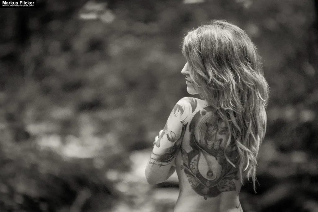 Elisa Liz Ozean Portrait Dessous Tattoo Red Riding Hood Rotkäppchen Fotografie