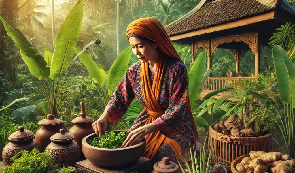 Einblick in die Traditionen der Jamu-Zubereitung: Ein Naturheilmittel aus Indonesien