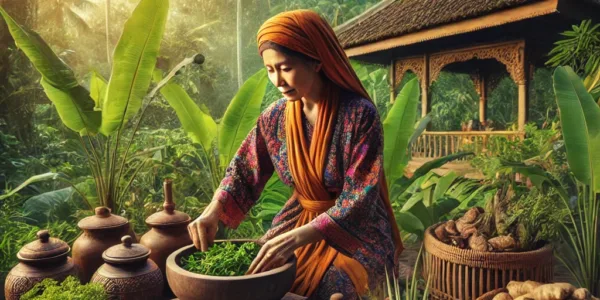 Einblick in die Traditionen der Jamu-Zubereitung: Ein Naturheilmittel aus Indonesien