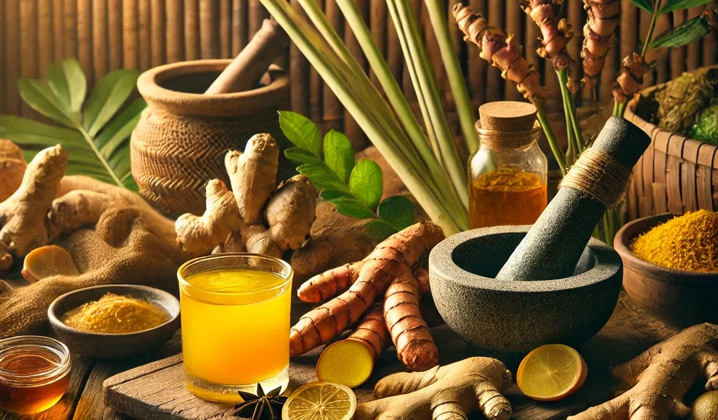 Einführung in die Welt von Jamu. Zutaten für Jamu: Die Basis für eine gesunde Zubereitung