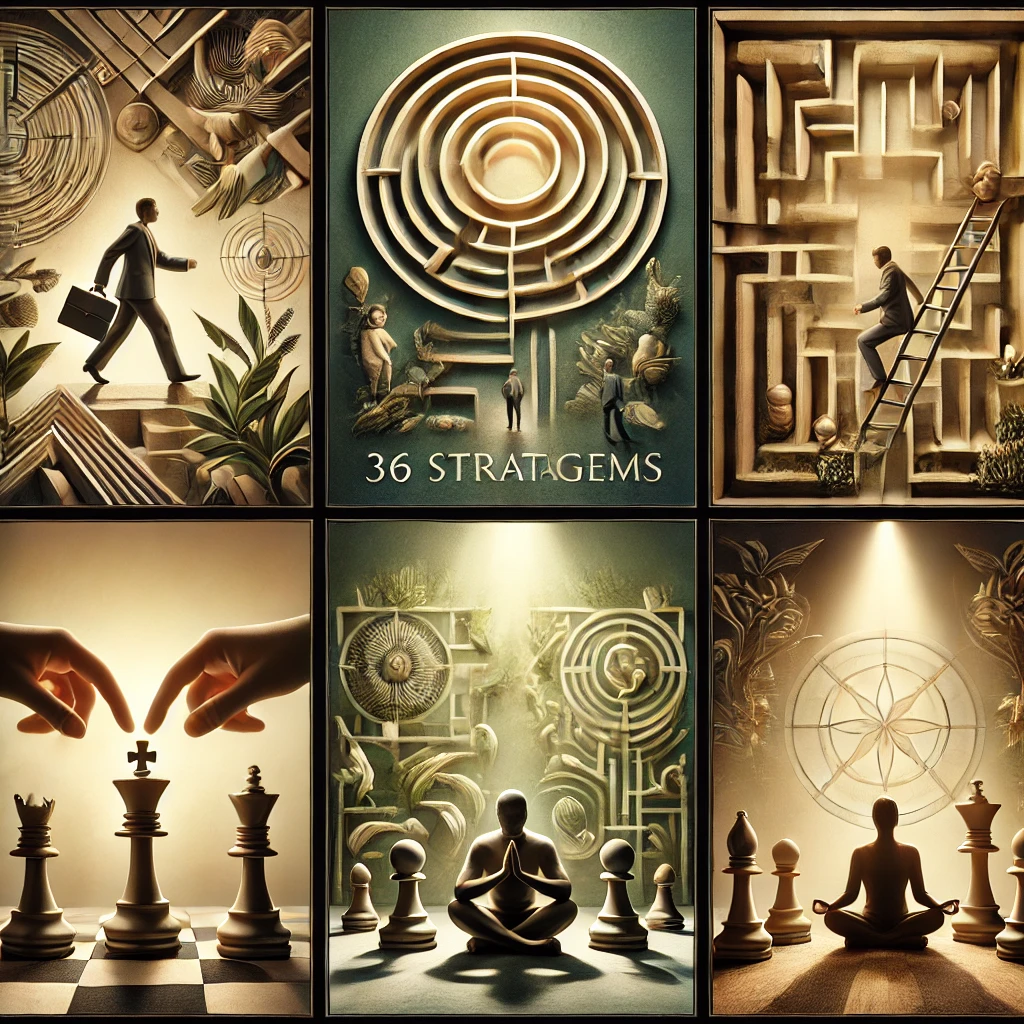 Mehr über den Artikel erfahren Die 36 Strategeme: Taktische Weisheiten für jede Lebenssituation. Berufliches Umfeld: Strategisch erfolgreich sein. Zwischenmenschliche Beziehungen: Nähe und Vertrauen aufbauen. Politik: Diplomatie und Einfluss gezielt nutzen. Persönliches Wachstum: Die eigene Persönlichkeit stärken