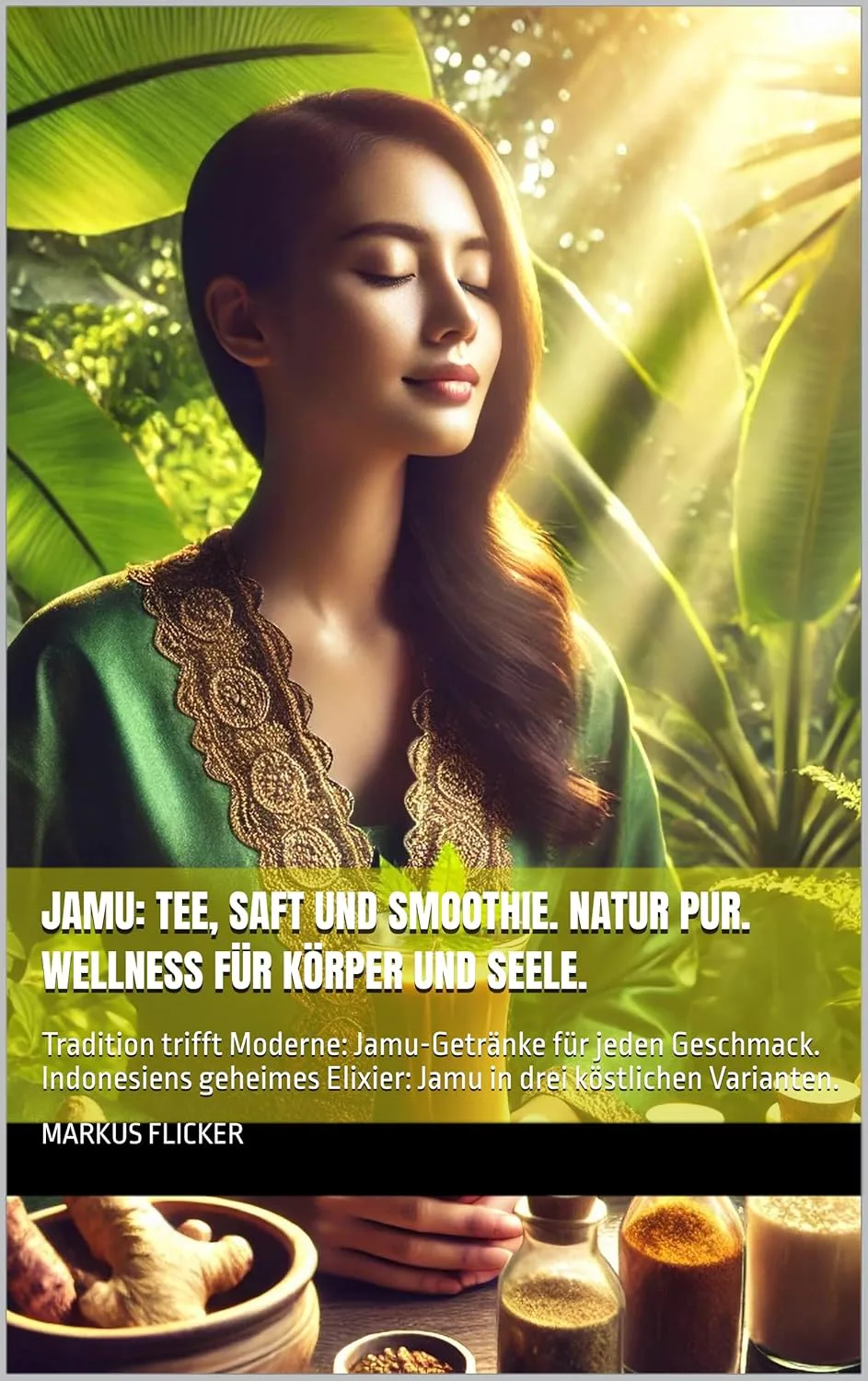Mehr über den Artikel erfahren Jamu: Tee, Saft und Smoothie. Natur pur. Wellness für Körper und Seele. Tradition trifft Moderne: Jamu-Getränke für jeden Geschmack. Indonesiens geheimes Elixier: Jamu in köstlichen Varianten. Einleitung in die Welt des Jamu: Tradition und Moderne verbinden Buch von Markus Flicker