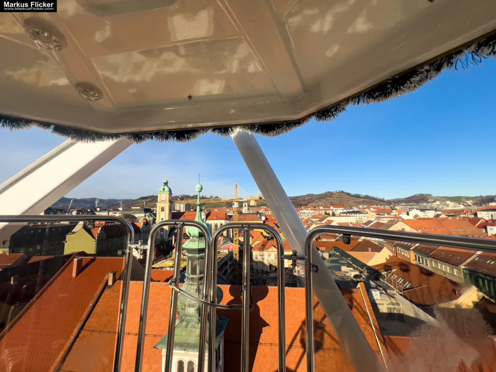 Magisches Maribor Weihnachtsmarkt Winterwunderland Advent im Winter Čarobni Maribor Riesenrad