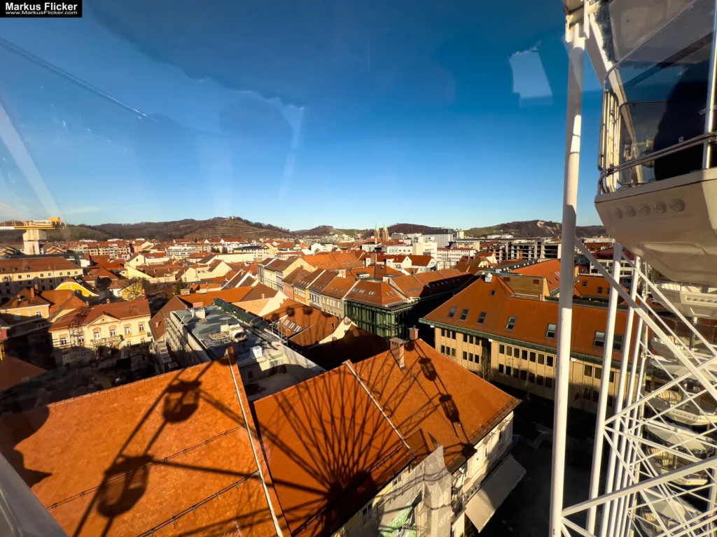 Magisches Maribor Weihnachtsmarkt Winterwunderland Advent im Winter Čarobni Maribor Riesenrad