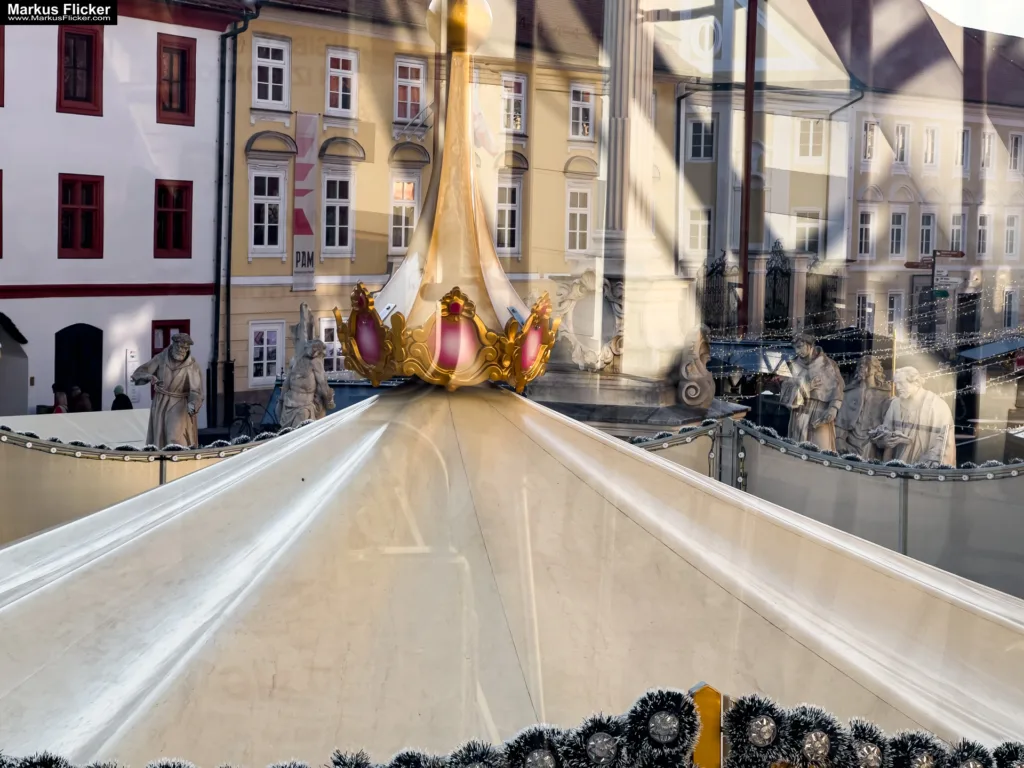 Magisches Maribor Weihnachtsmarkt Winterwunderland Advent im Winter Čarobni Maribor Riesenrad