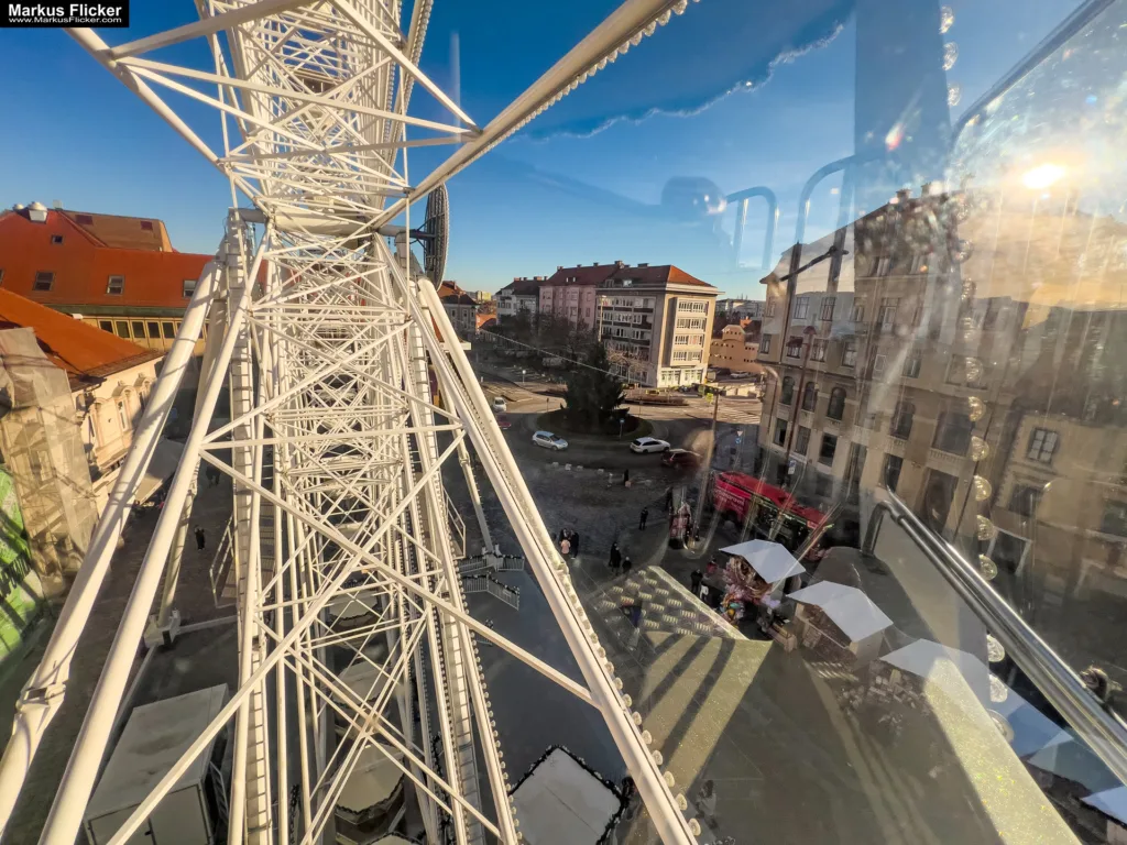 Magisches Maribor Weihnachtsmarkt Winterwunderland Advent im Winter Čarobni Maribor Riesenrad