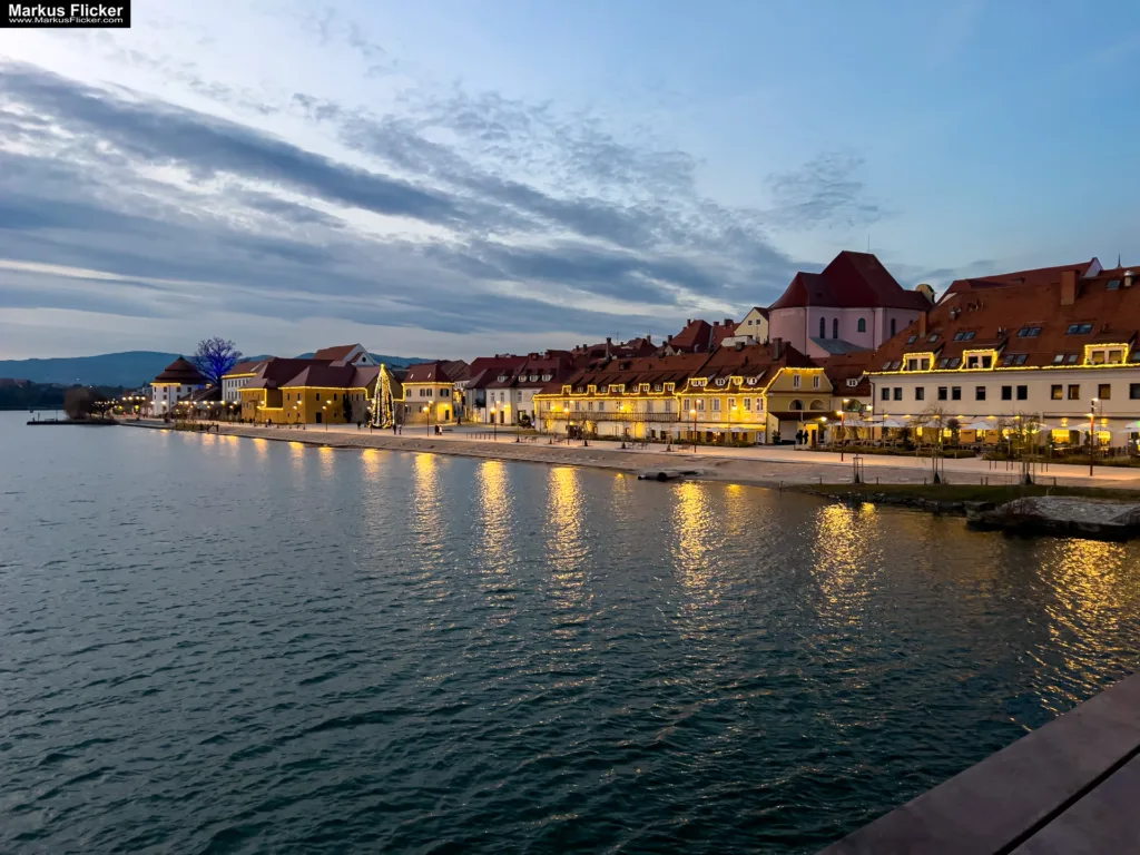 Magisches Maribor Weihnachtsmarkt Winterwunderland Advent im Winter Čarobni Maribor Riesenrad