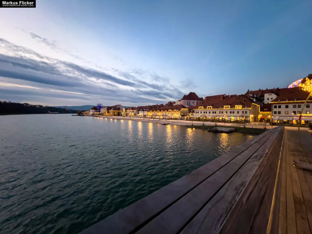 Magisches Maribor Weihnachtsmarkt Winterwunderland Advent im Winter Čarobni Maribor Riesenrad