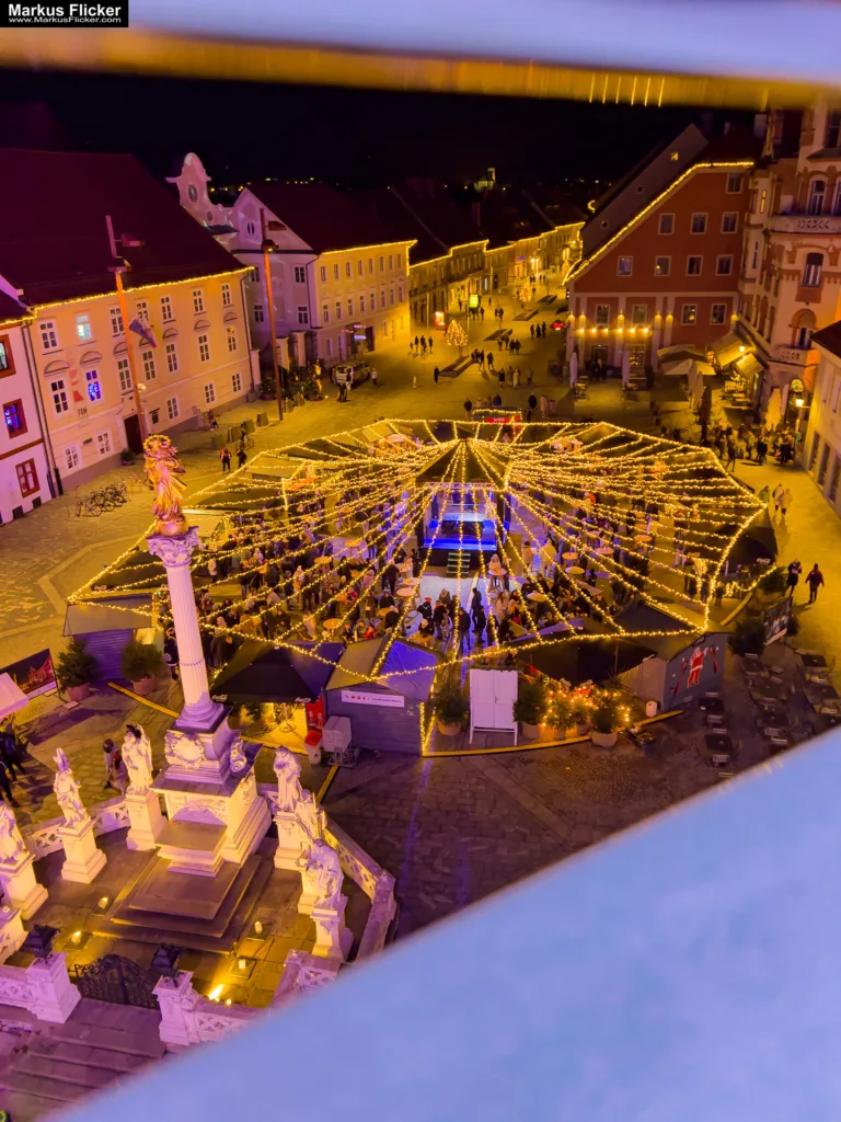 Magisches Maribor Weihnachtsmarkt Winterwunderland Advent im Winter Čarobni Maribor Riesenrad
