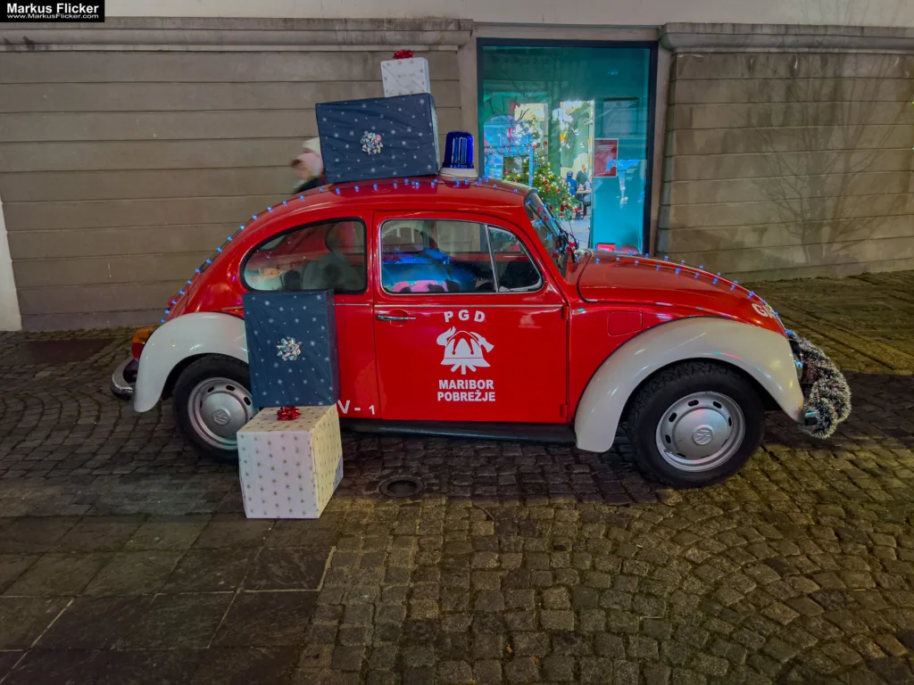 Magisches Maribor Weihnachtsmarkt Winterwunderland Advent im Winter Čarobni Maribor Riesenrad