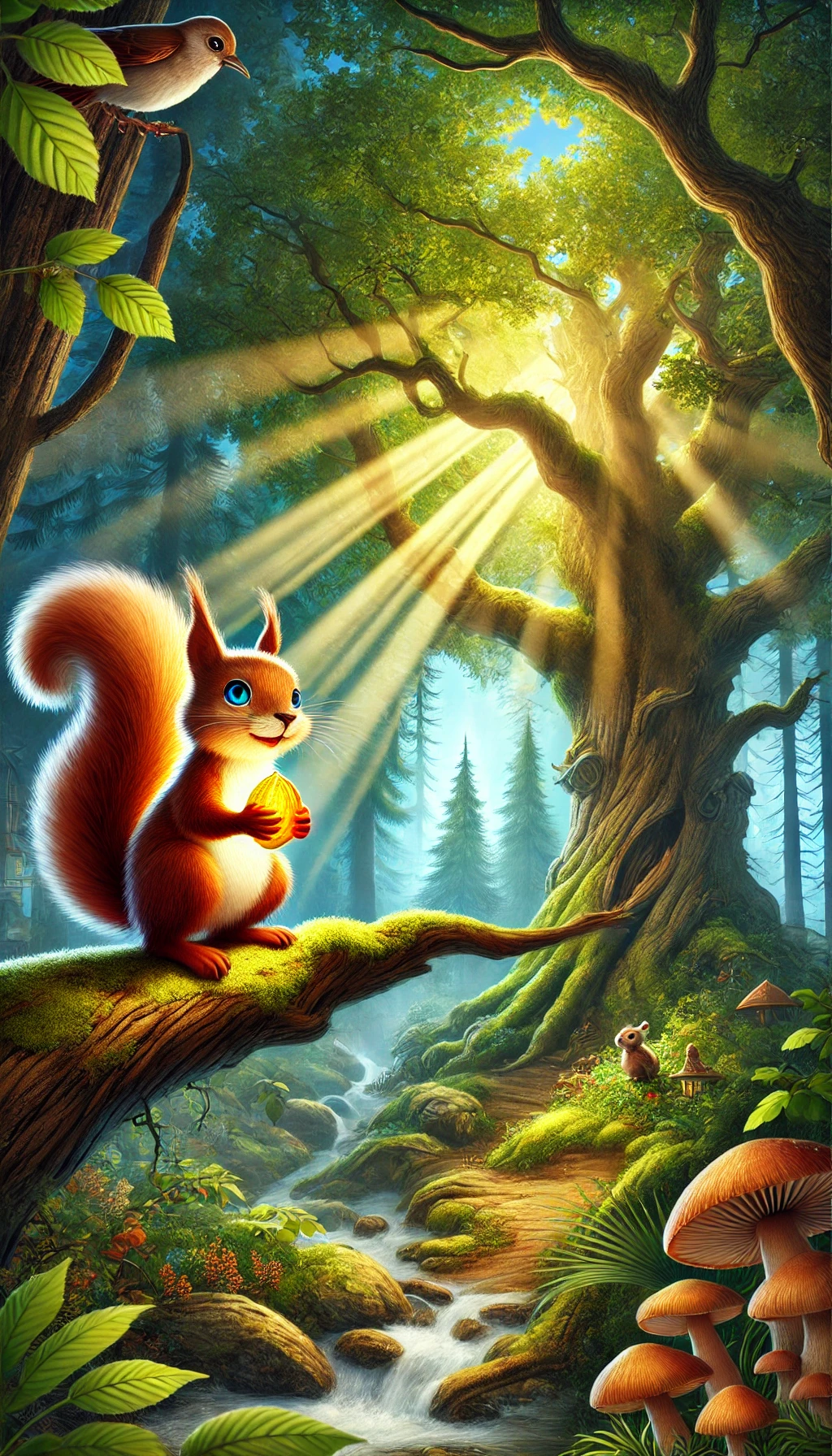 Mehr über den Artikel erfahren Das große Abenteuer des mutigen Eichhörnchens. 30 Spannende und lehrreiche Kindergeschichten im Wald. Die mutigen Freunde des Waldes. Abenteuer im Herzen des Zauberwaldes. Tierische Helden und ihre magischen Reisen.