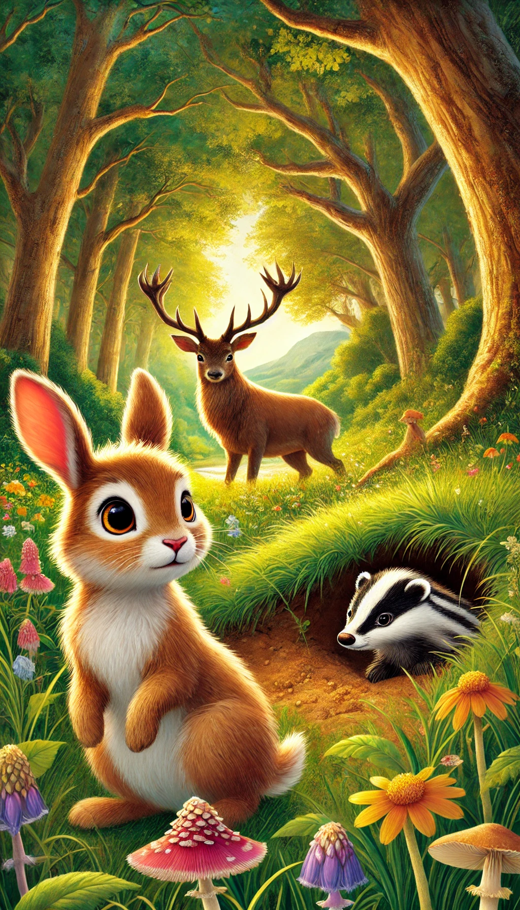 Mehr über den Artikel erfahren Die Abenteuer von Hoppel, dem mutigen Wildkaninchen. 30 Spannende und lehrreiche Kindergeschichten im Wald. Die mutigen Freunde des Waldes. Abenteuer im Herzen des Zauberwaldes. Tierische Helden und ihre magischen Reisen.