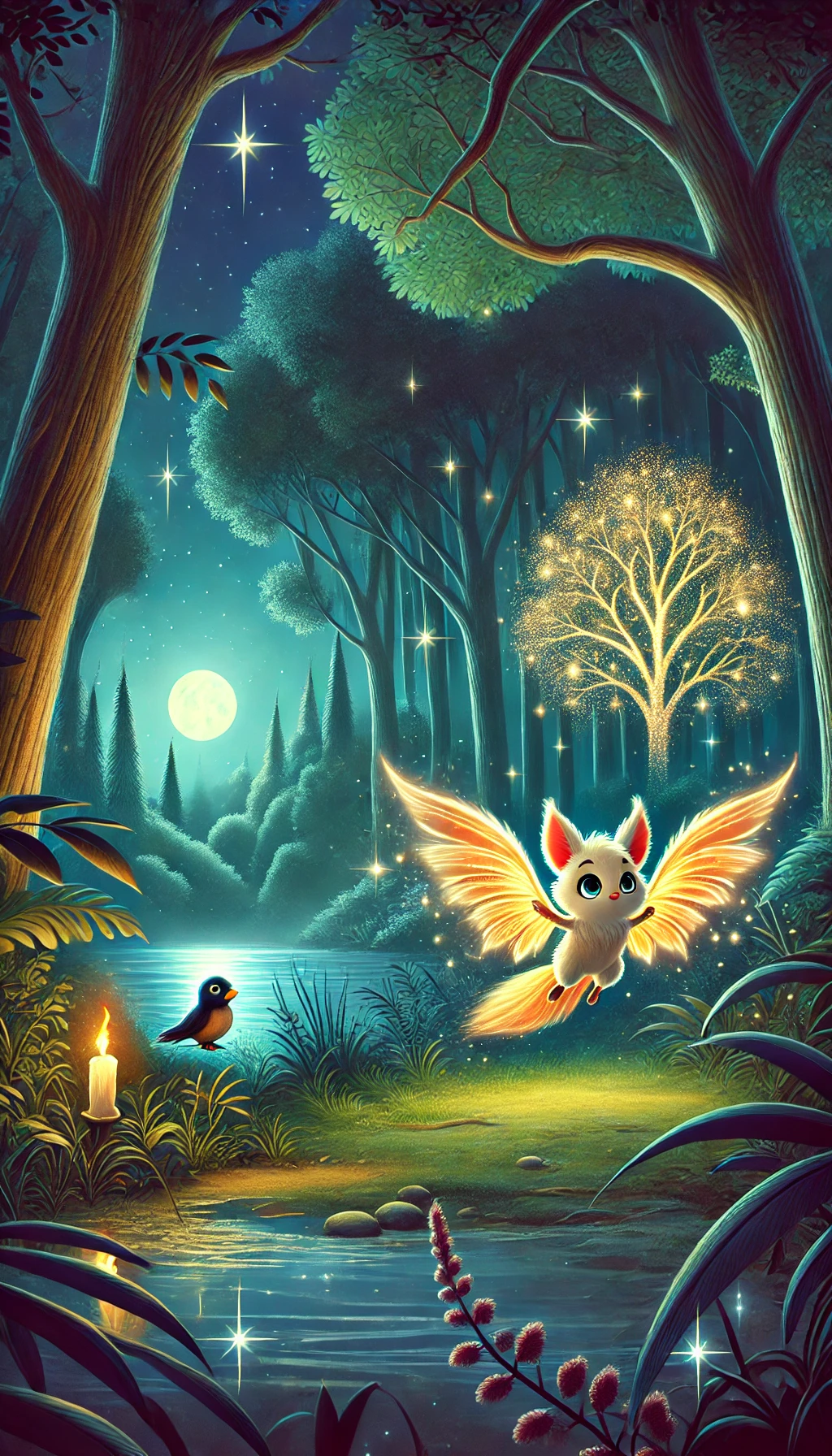 Mehr über den Artikel erfahren Die Abenteuer der kleinen Fledermaus Fibi. 30 Spannende und lehrreiche Kindergeschichten im Wald. Die mutigen Freunde des Waldes. Abenteuer im Herzen des Zauberwaldes. Tierische Helden und ihre magischen Reisen.