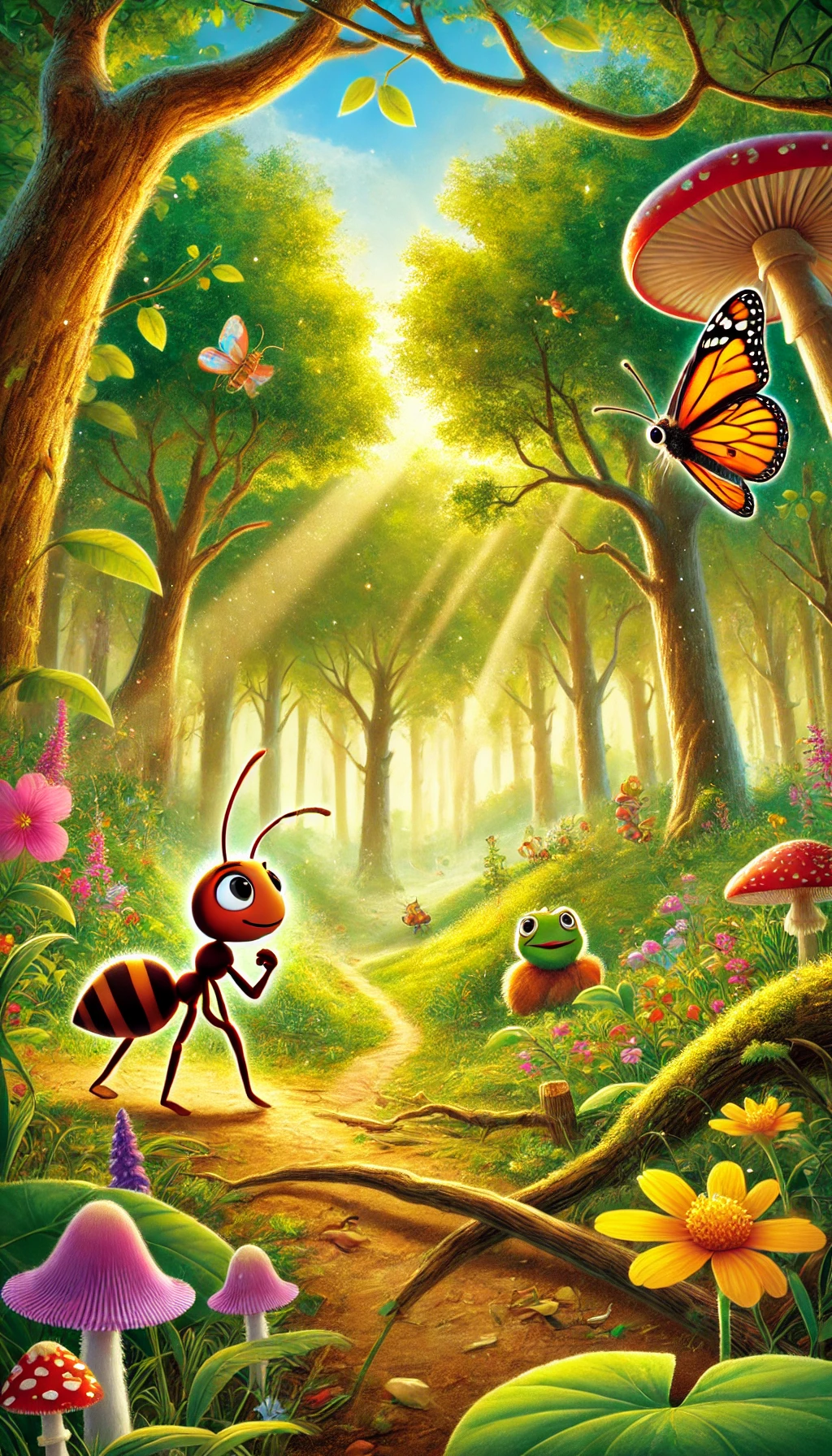 Mehr über den Artikel erfahren Die Abenteuer der kleinen Ameise Anton. 30 Spannende und lehrreiche Kindergeschichten im Wald. Die mutigen Freunde des Waldes. Abenteuer im Herzen des Zauberwaldes. Tierische Helden und ihre magischen Reisen.