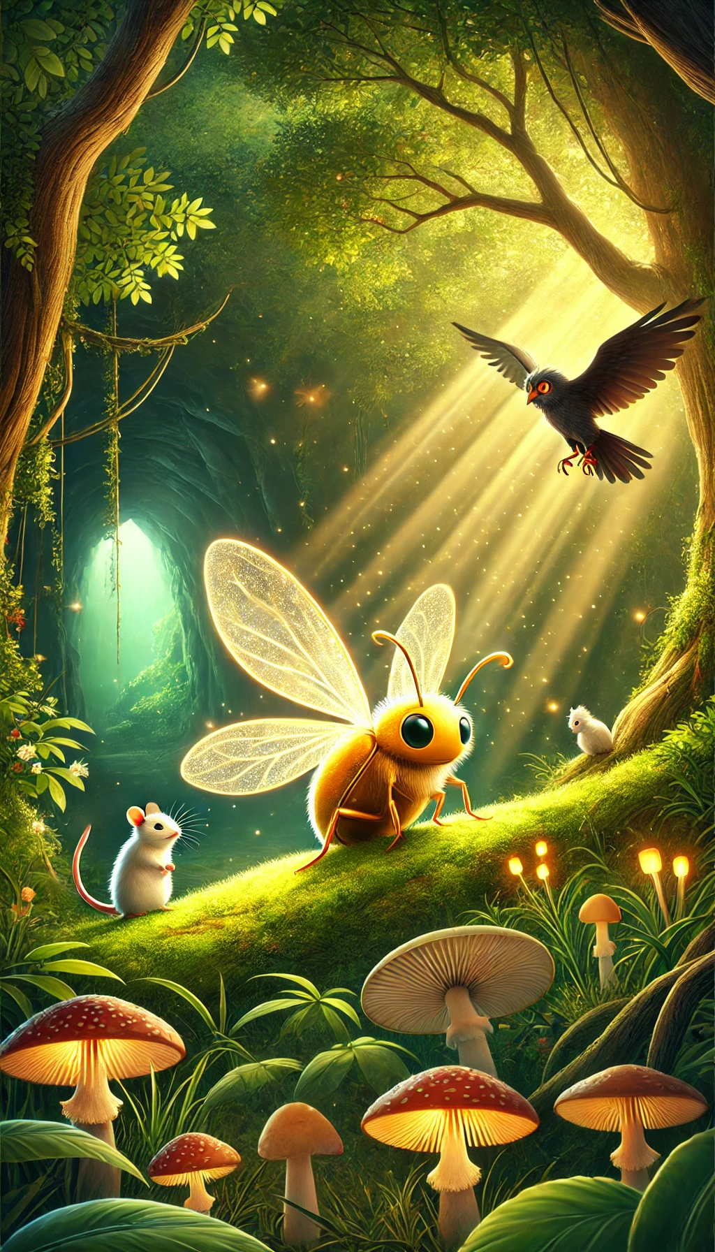 Mehr über den Artikel erfahren Der Käfer mit den goldenen Flügeln. 30 Spannende und lehrreiche Kindergeschichten im Wald. Die mutigen Freunde des Waldes. Abenteuer im Herzen des Zauberwaldes. Tierische Helden und ihre magischen Reisen.