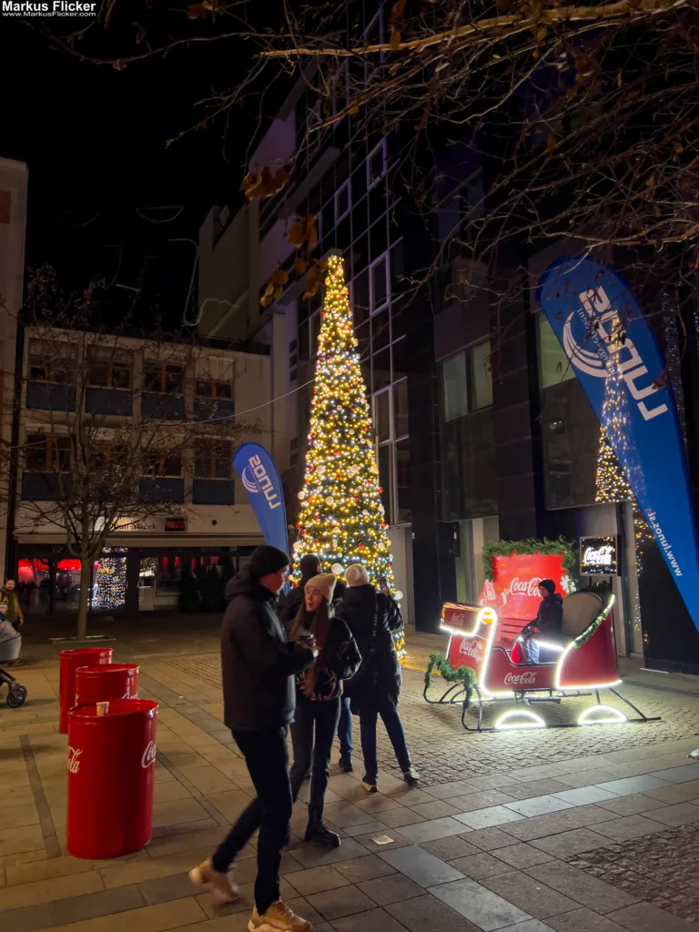 Magisches Maribor Weihnachtsmarkt Winterwunderland Advent im Winter Čarobni Maribor Riesenrad